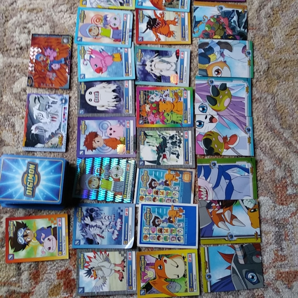 Lot 94 1999 Bandai Digimon Digi Battle 1st Edition Boltmon Metalgreymon Cards